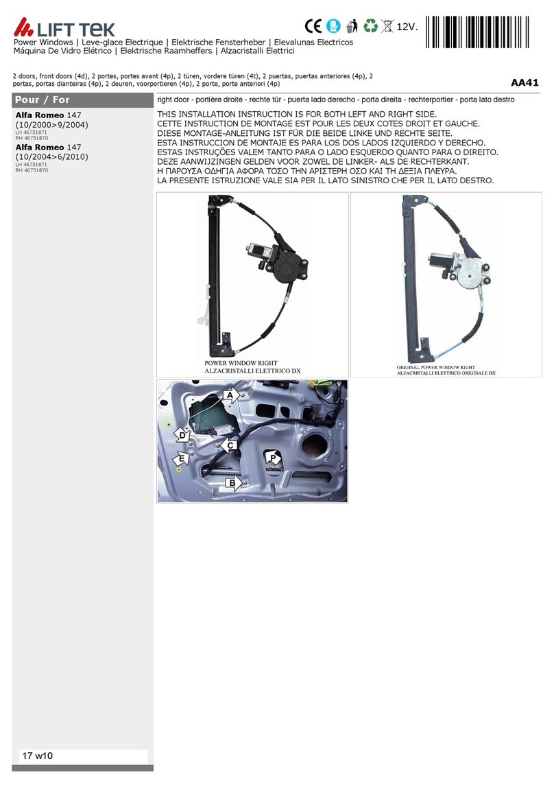 Lift Tek AA41 quick guide