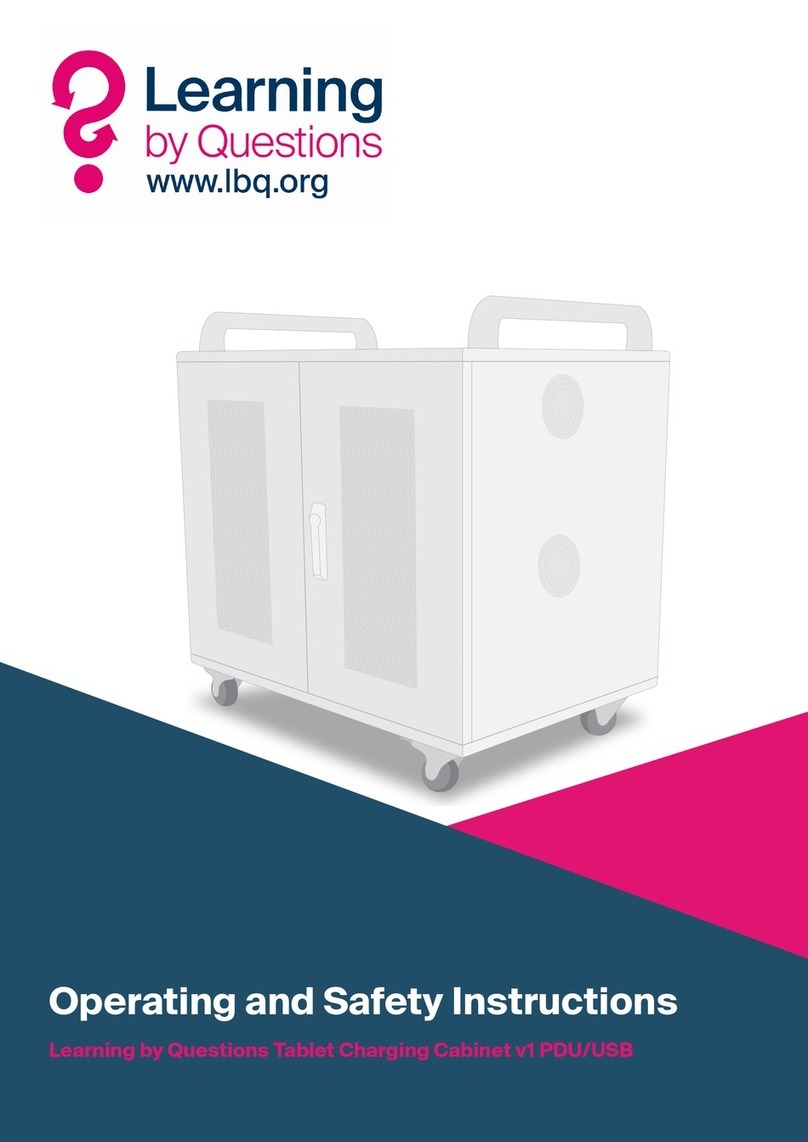 Learning by Questions Tablet Charging Cabinet v1 PDU Operating and safety instructions
