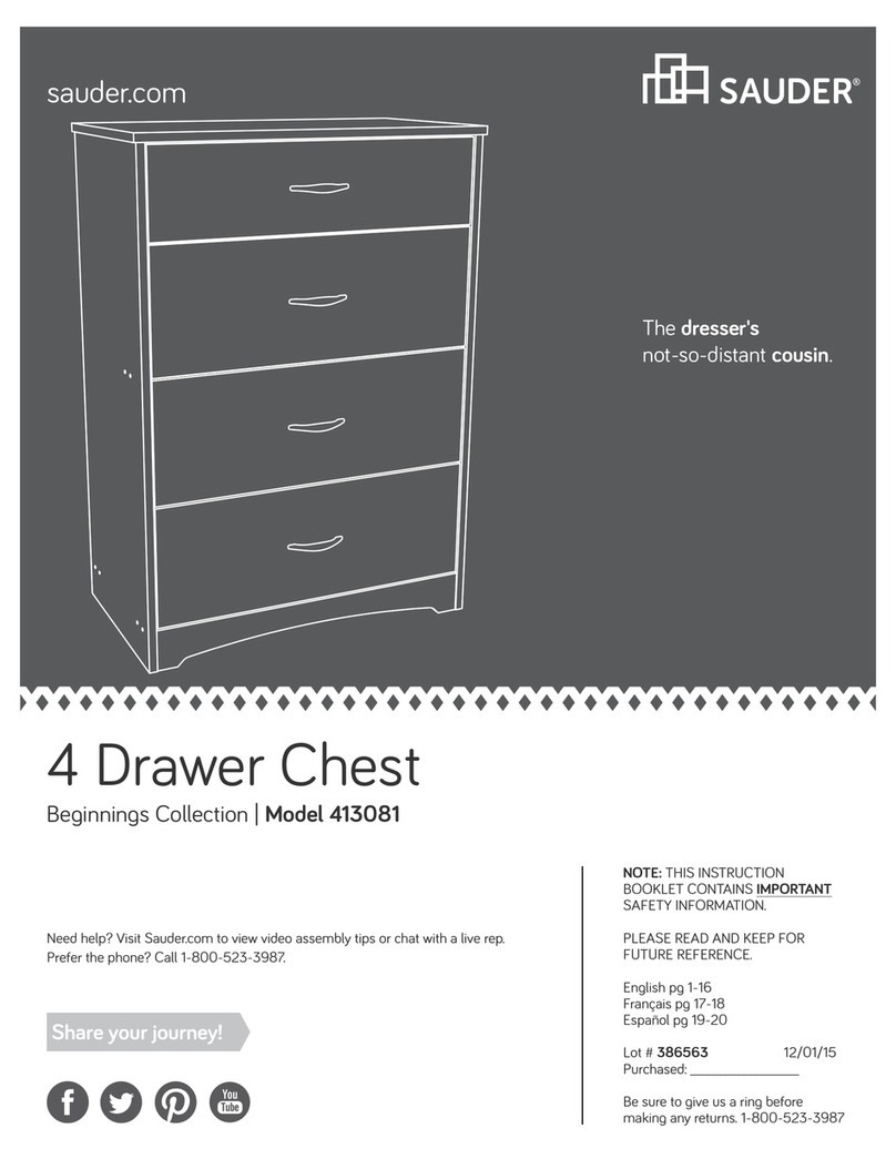 Sauder 413081 manual