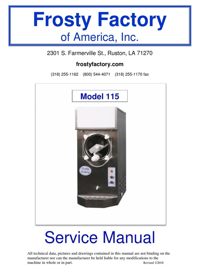 Frosty Factory 115 Service manual