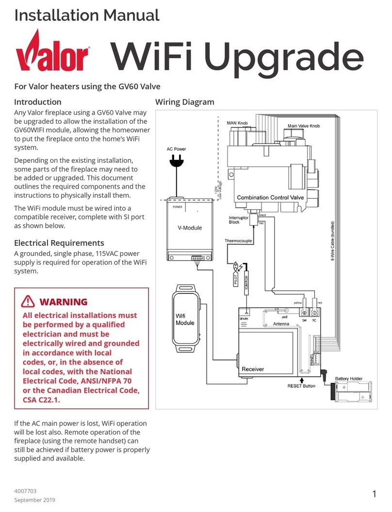 Valor GV60WIFI installation manual Valor GV60WIFI installation manual