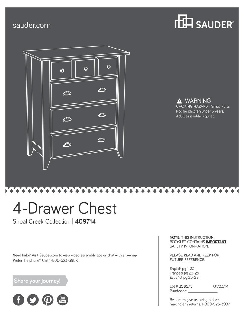 Sauder 409714 User manual