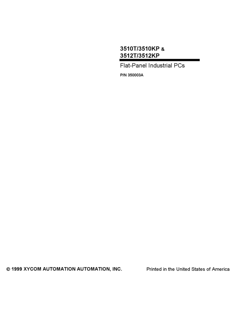 Xycom 3510T System manual