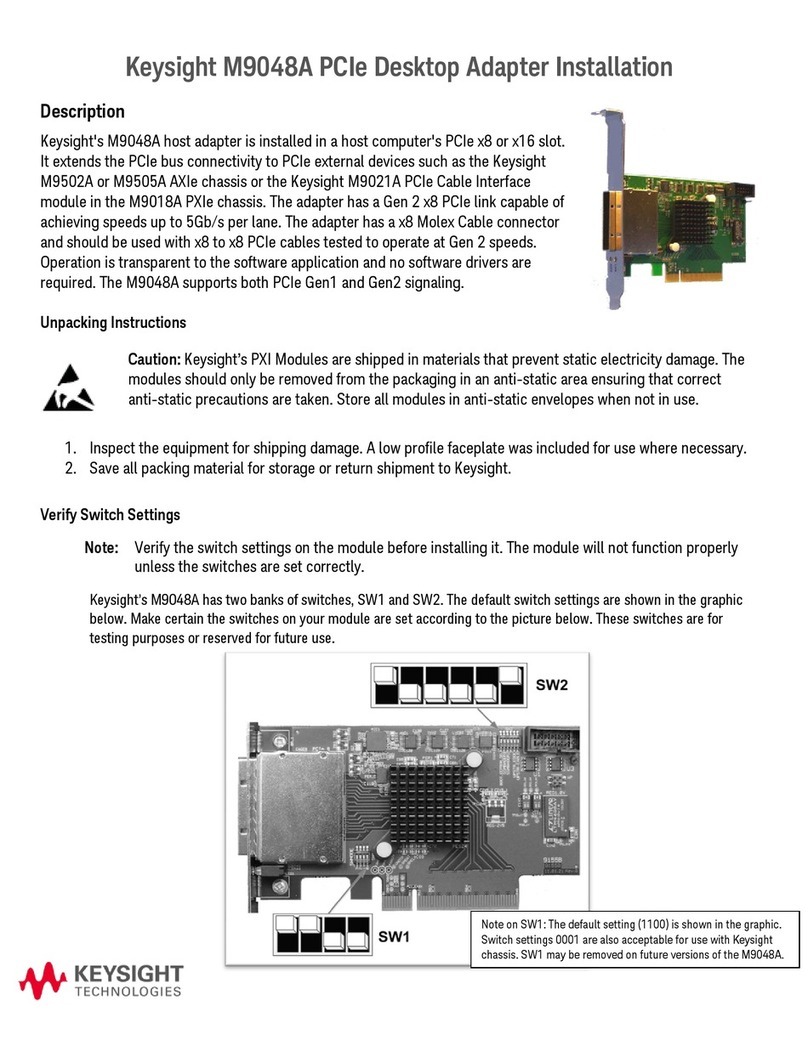 Keysight M9048A User manual