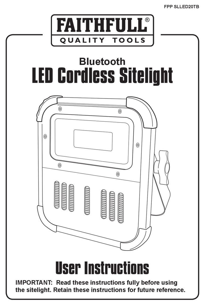 Faithfull FPP SLLED20TB User manual