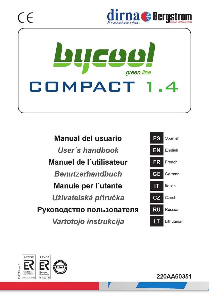 dirna Bergstrom Bycool Compact 1.4 Instruction Manual