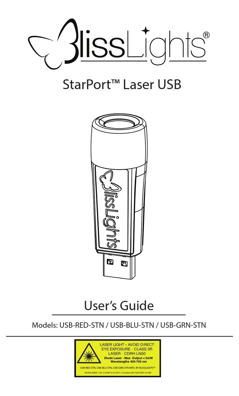 BlissLights StarPort USB-RED-STN user guide