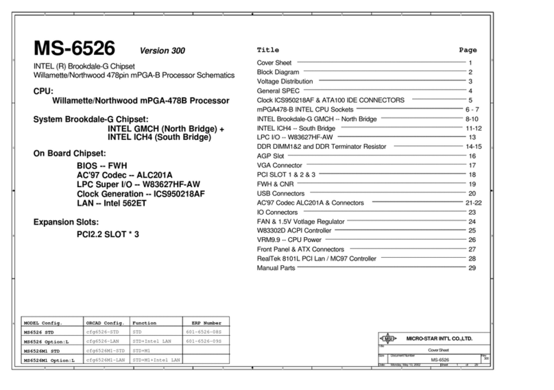 MSI MS-6526 Manual