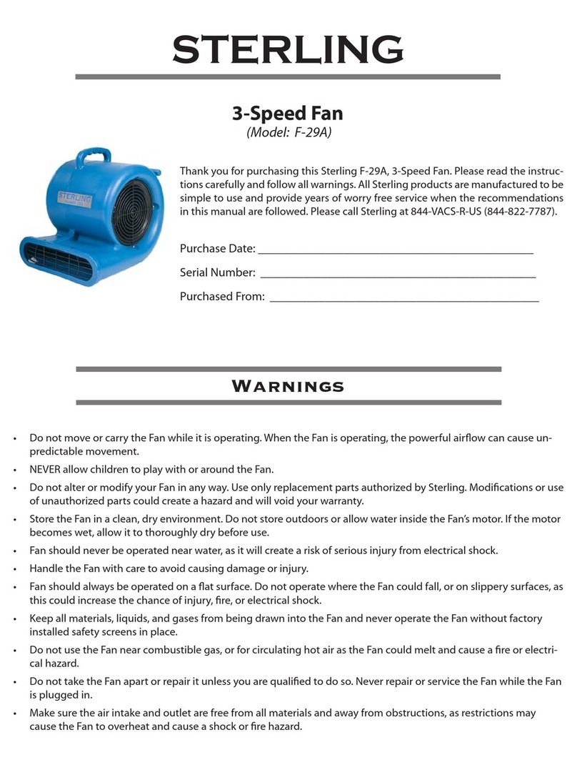 Sterling F-29A instructions
