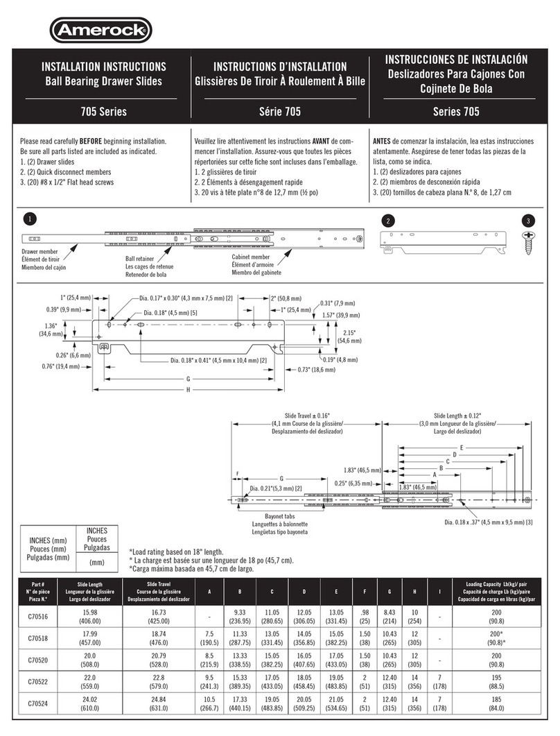 Amerock 705 Series User manual