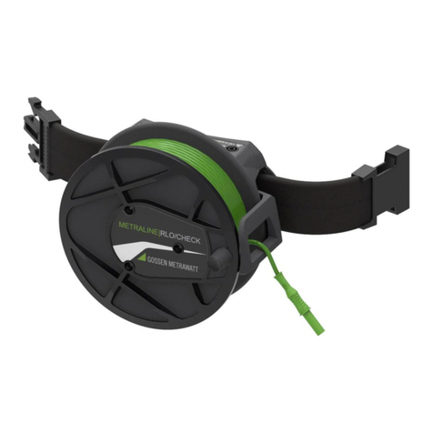 Gossen MetraWatt METRALINE RLO-CHECK User manual