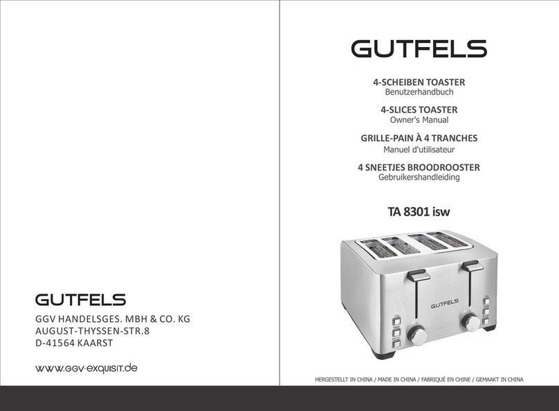 GUTFELS TA 8301 isw owner's manual