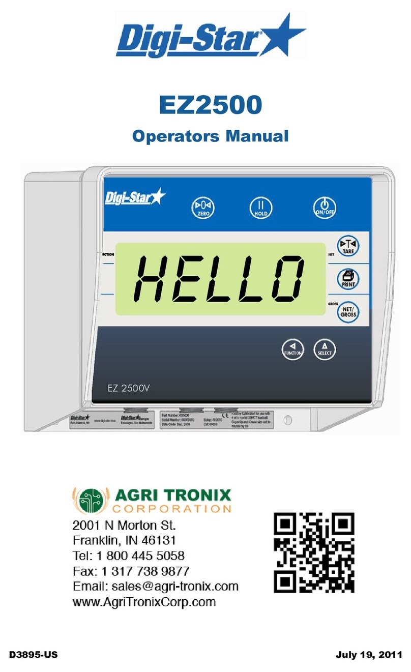 Digistar EZ2500 Operator's manual