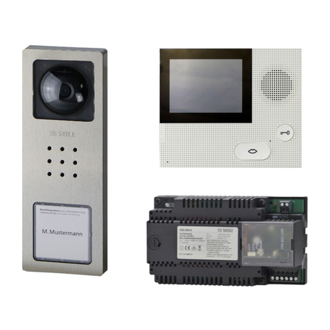 SSS Siedle SET CVB 850-1 E/W User manual