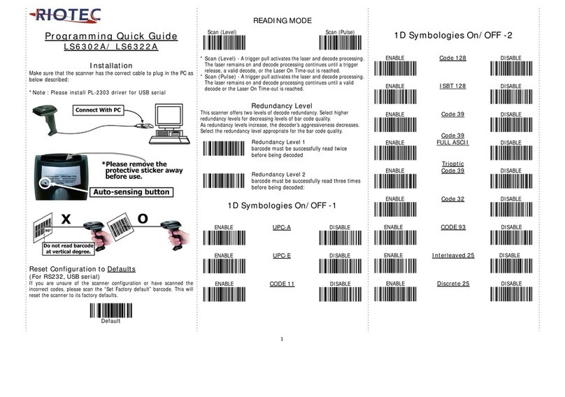RIOTEC LS6302A User manual