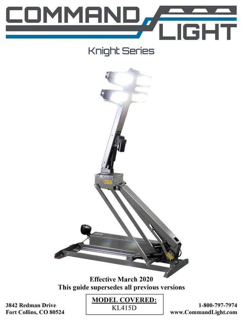 Command Light Knight Series User manual