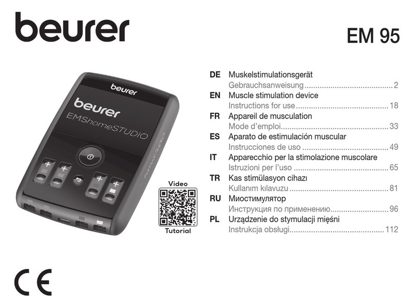 Beurer EM 95 Instructions for use