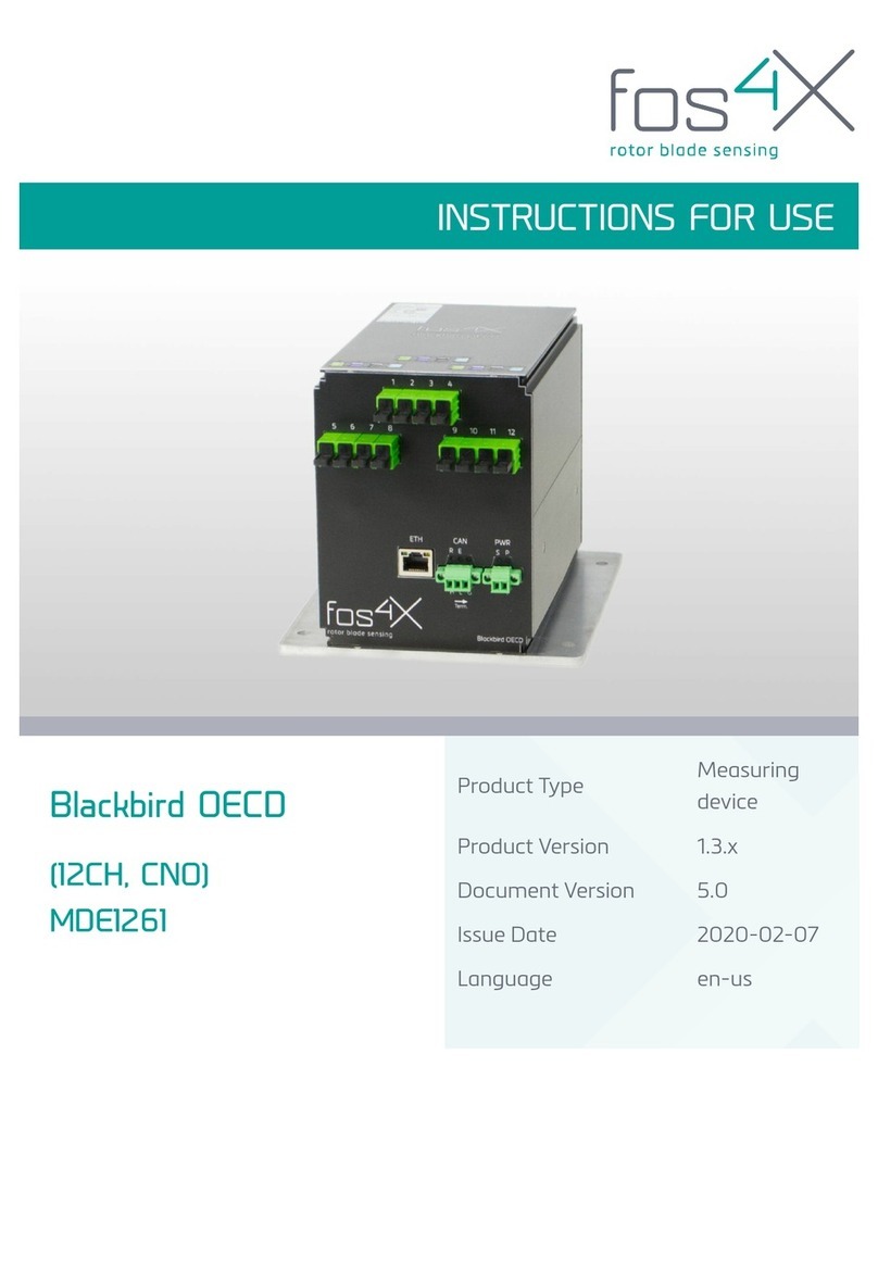 fos4X Blackbird OECD Instructions for use fos4X Blackbird OECD Instructions for use