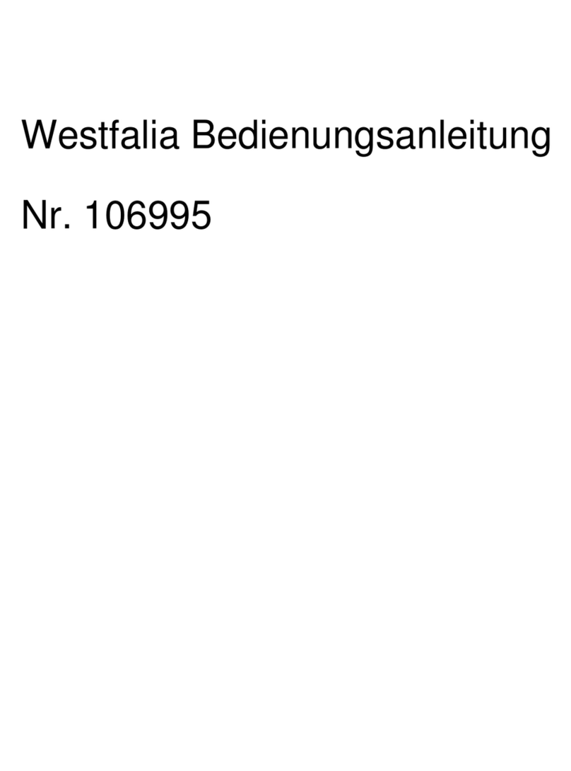 Westfalia DF-A002 instruction manual