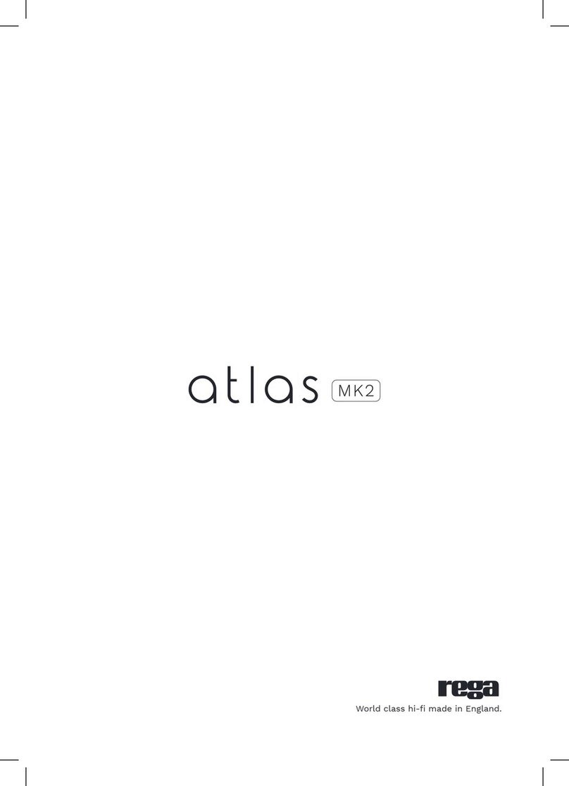 Rega Atlas MK2 quick start guide
