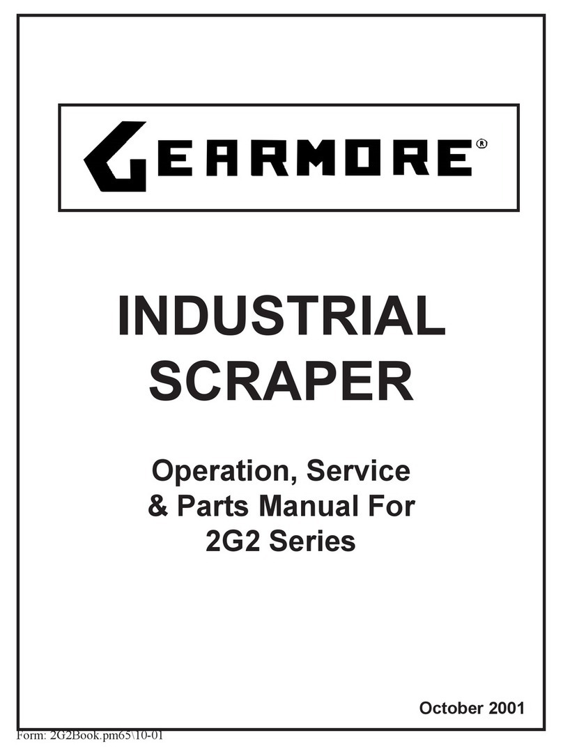 Gearmore 2G2 Series Operation, service & parts manual