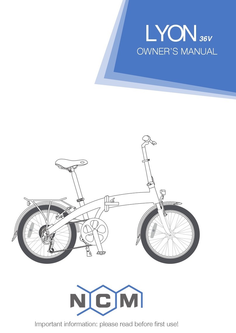 NCM LYON owner's manual