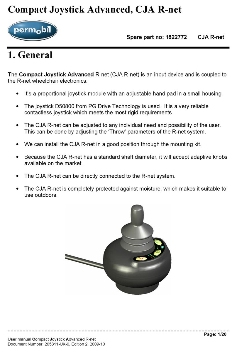 Permobil CJA R-net User manual