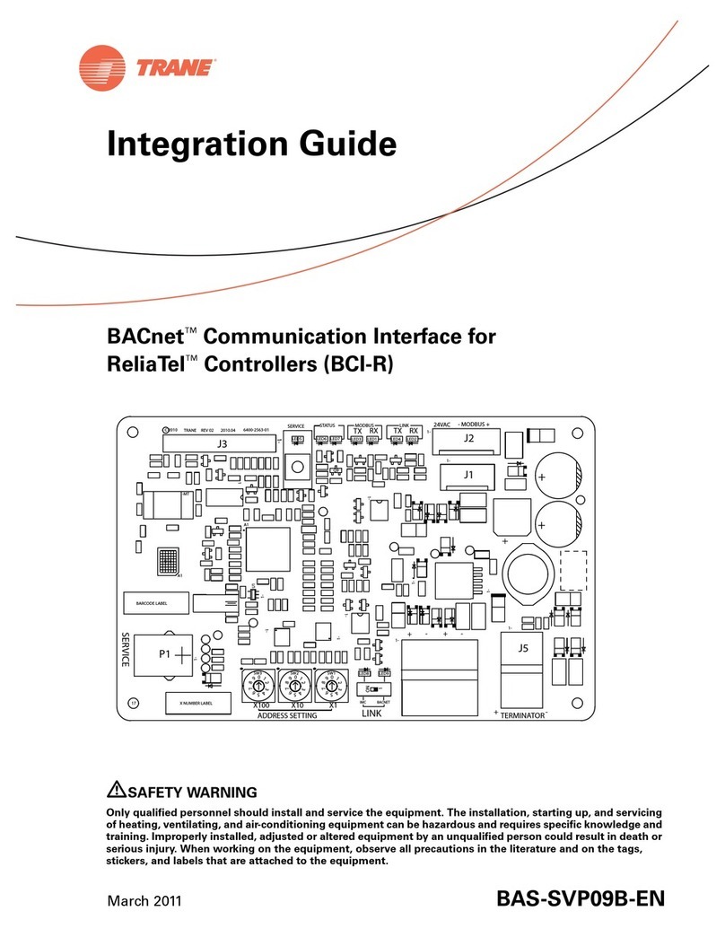Trane BACnet BCI-R Integration guide