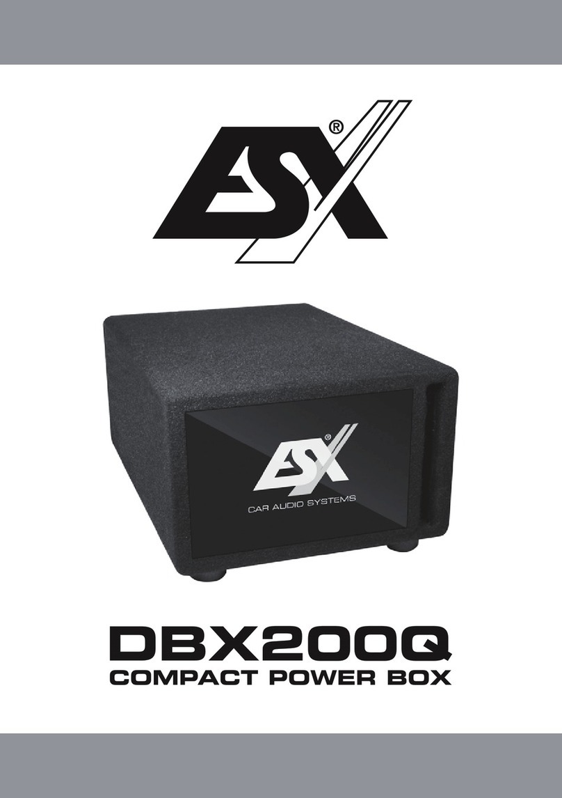 ESX DBX200Q User manual