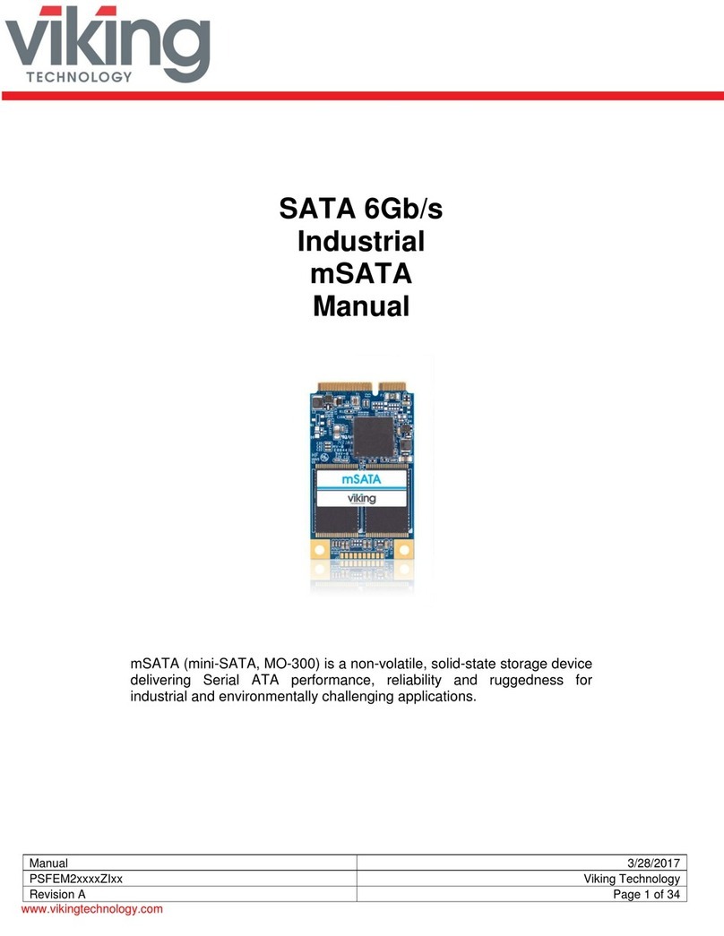 Viking Technology VRFEM2008GZIQSTH manual Viking Technology VRFEM2008GZIQSTH manual