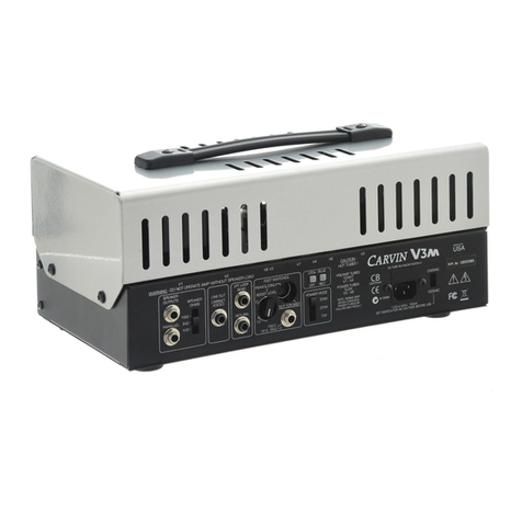 CARVIN V3M Installation and user guide