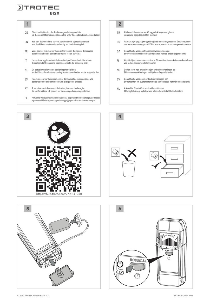 Trotec BI20 operating manual