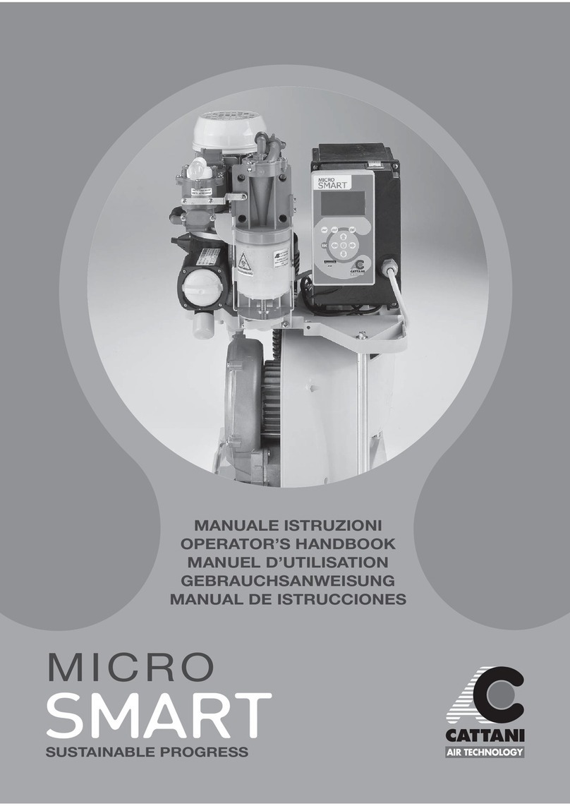 Cattani MICRO SMART Operator's handbook