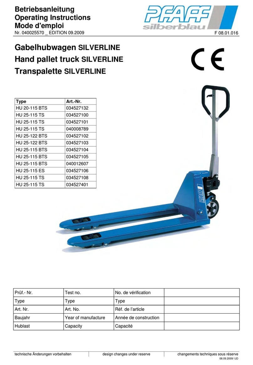PFAFF silberblau SILVERLINE HU 20-115 BTS operating instructions