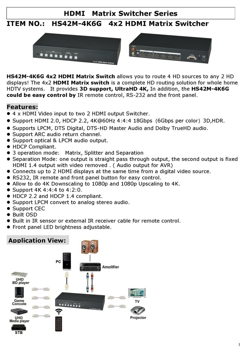 SC&T HS42M-4K6G User manual