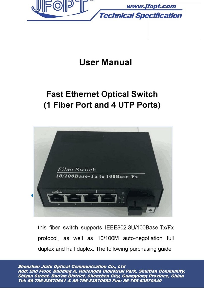 Jfopt JF954MM-2 user manual