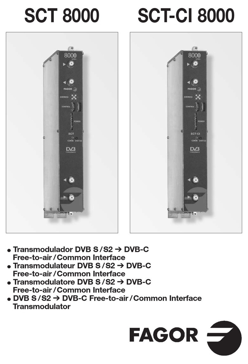 Fagor SCT 8000 manual
