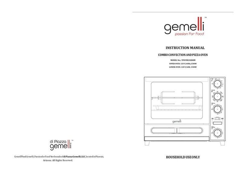 Gemelli TP09M1SSDRM instruction manual