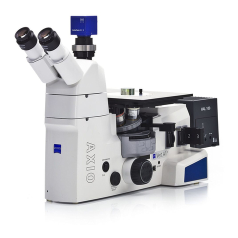 Zeiss Axio Vert.A1 operating manual