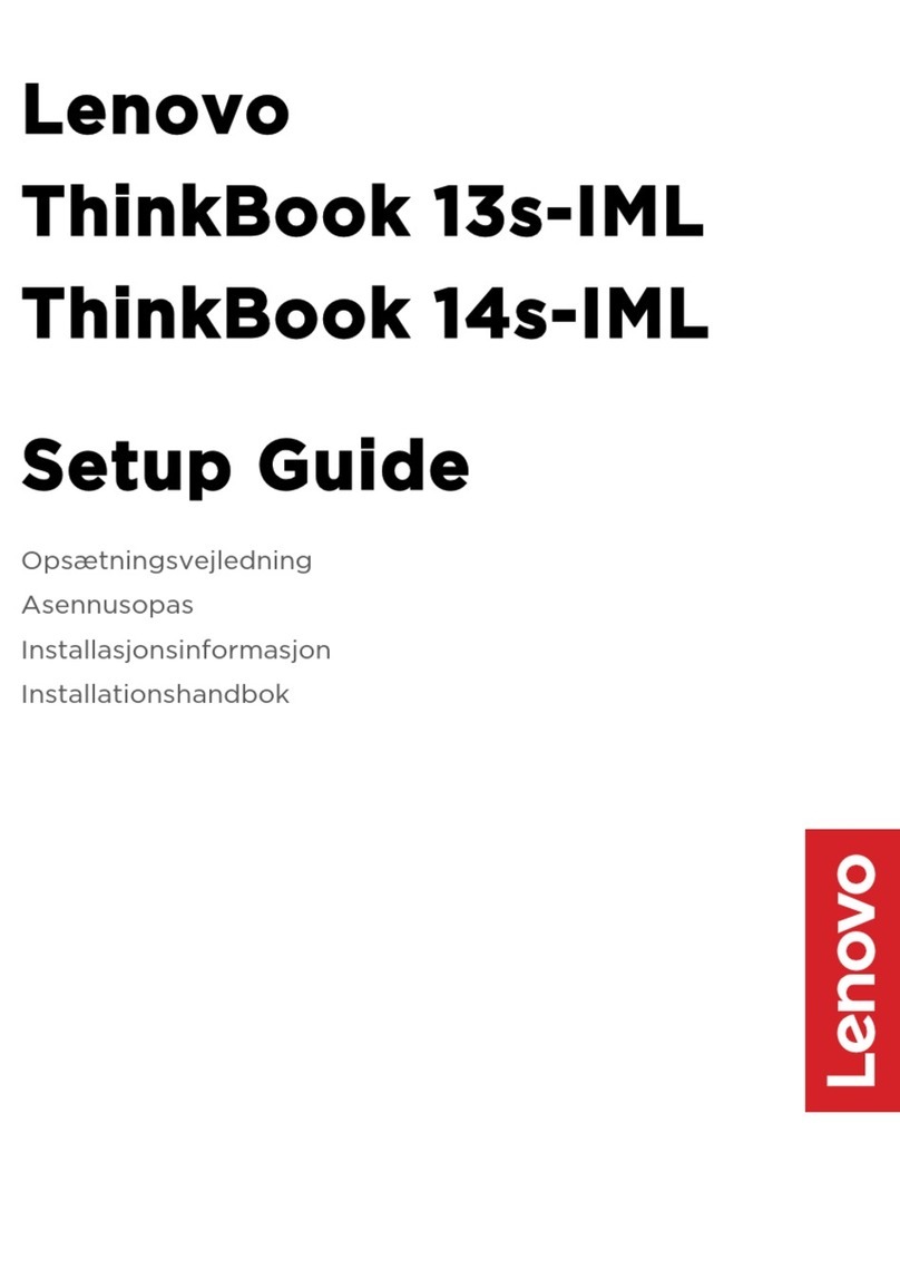Lenovo ThinkBook 14s-IML User manual