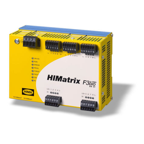 HIMA HIMatrix F3 DIO 8/8 01 User manual
