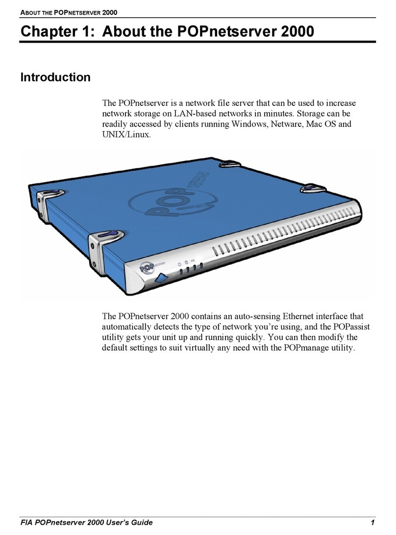 FIA POPnetserver 2000 user guide