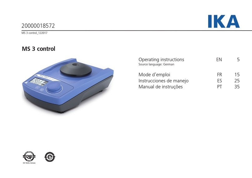 IKA MS 3 digital User manual