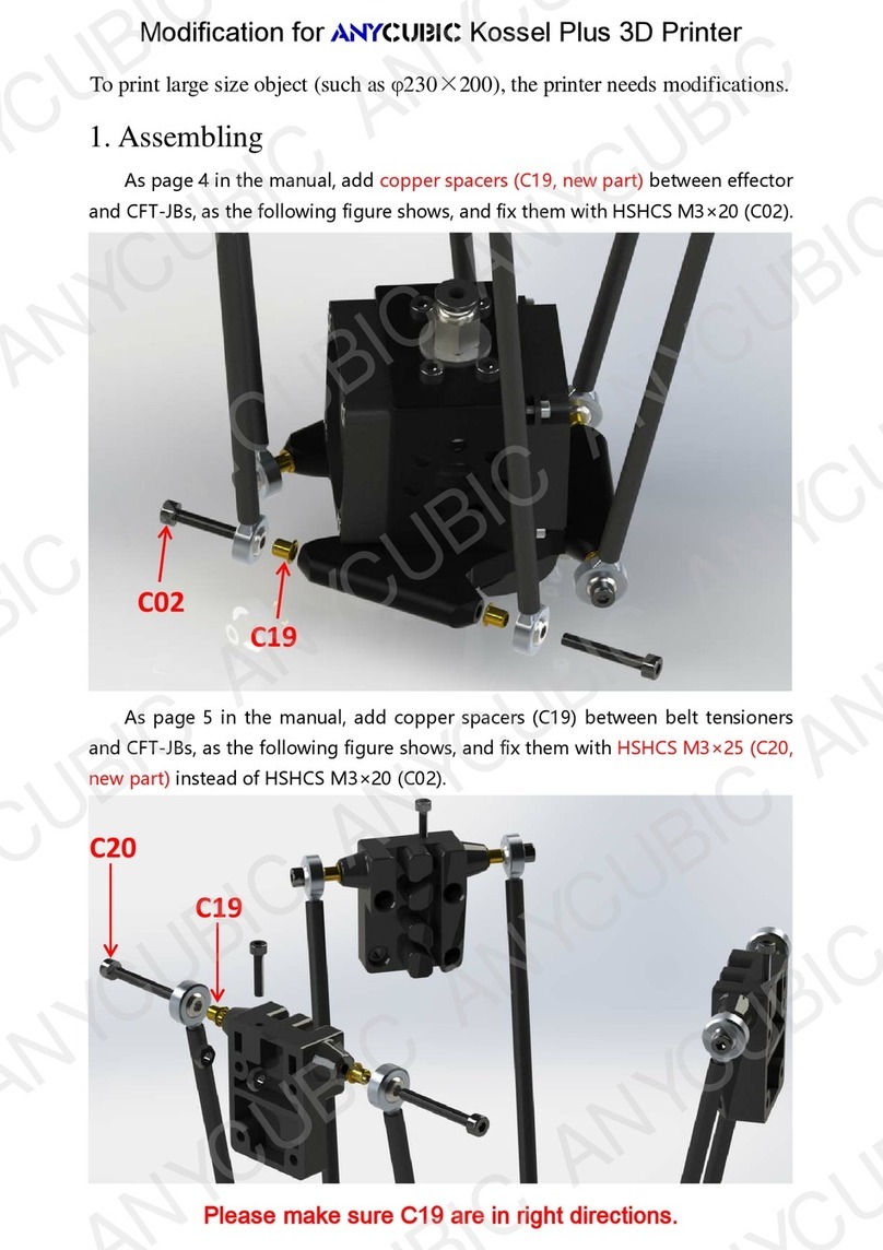 AnyCubic Kossel Plus User manual