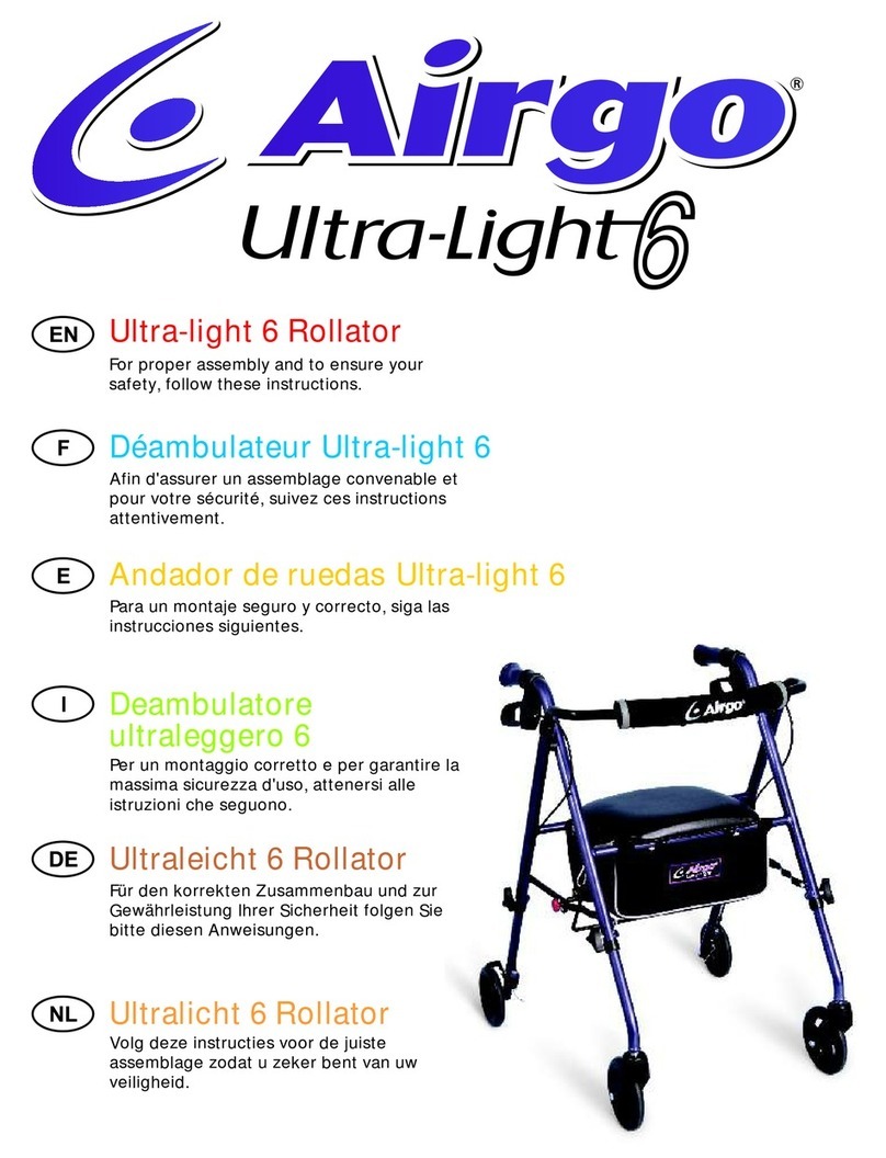 Airgo Ultra-light 6 Assembly instructions