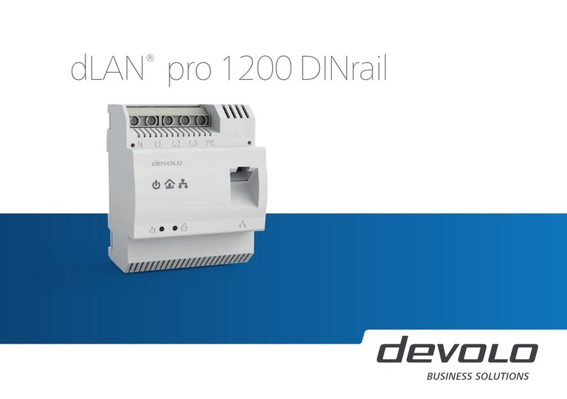 Devolo dLAN  pro 1200 DINrail manual