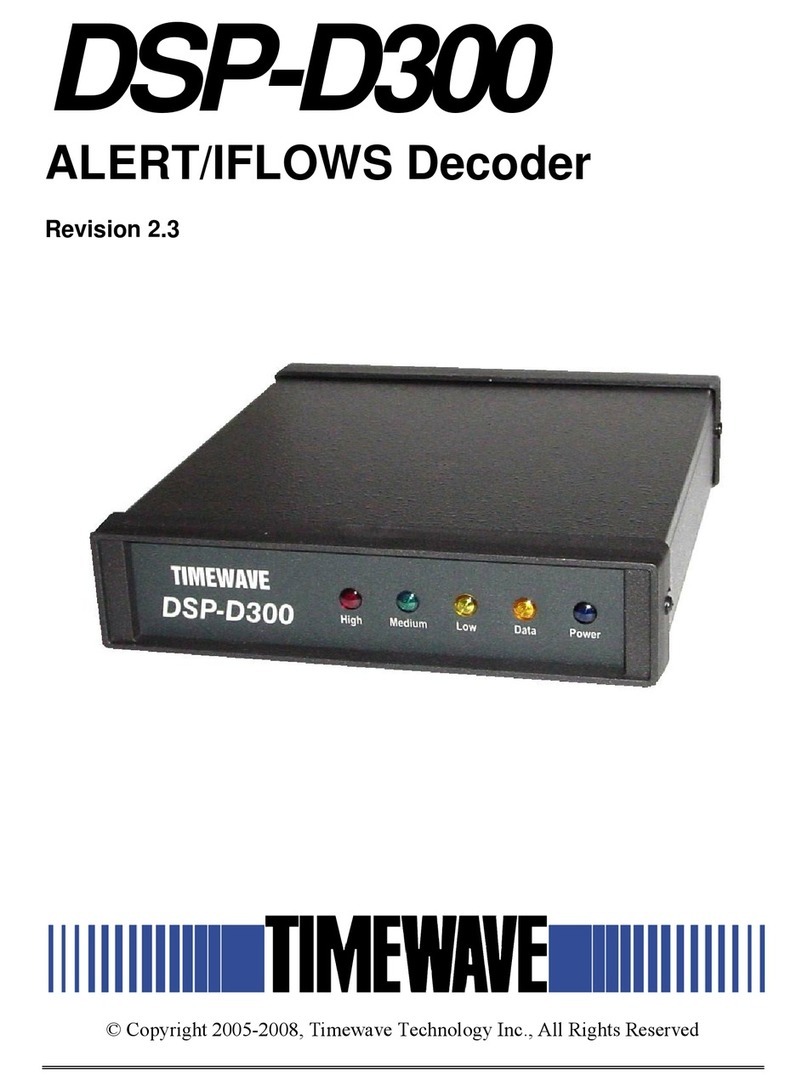 Timewave DSP-D300 manual