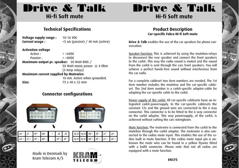 KRAM telecom Drive & Talk quick guide