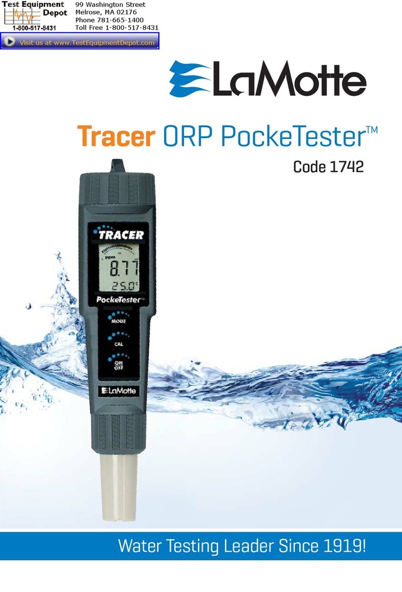 LaMotte ORP PockeTester Tracer manual