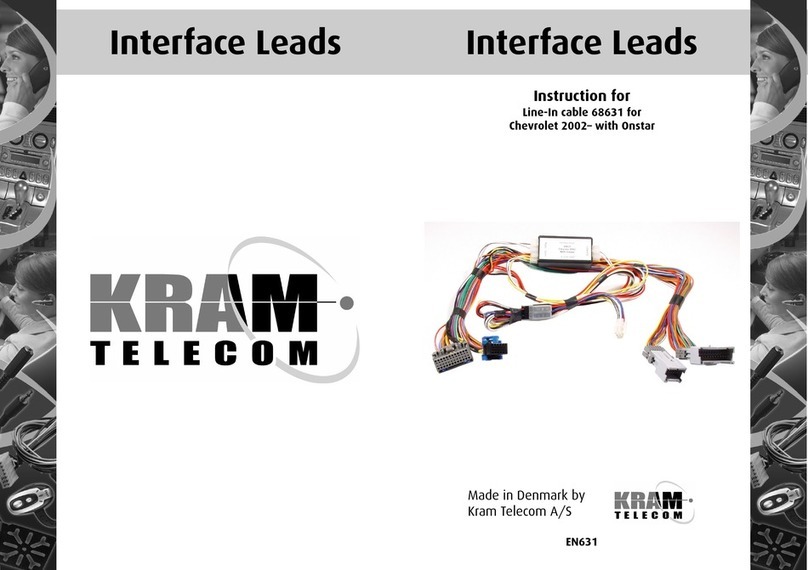 KRAM telecom 68631 instructions